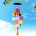 DateDirect Outdoor Wind Chime Colorful Stained Glass Wind Chime, 26