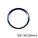 1x Blue Steering Wheel Center Decoration Cover Trim For 2015+ Mercedes C E CLA GLA GLC GLE Class
