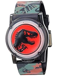 Reloj de cuarzo Disney de plástico y silicona, color: negro (modelo: JRW4006)