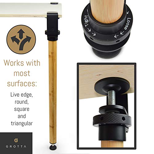 Grotta Table Legs 2830 inch Adjustable Set of 1 with Heavy Duty Metal