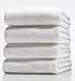 Elaine Karen Luxury White Hand Towels for Bathroom - 6 Pack of Soft 100% Egyptian Cotton Towel Set - Highly Absorbent 16x30 Bathroom Hand Towels for Bath Spa Shower Hotel and Gym