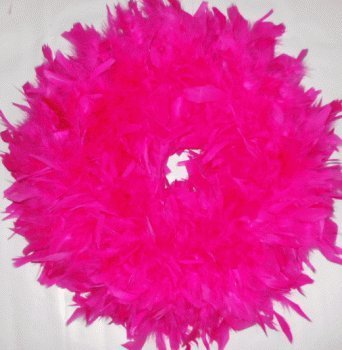 Fluffy Fuchsia Feather Wreaths.Gorgeous Easter Wreath!
