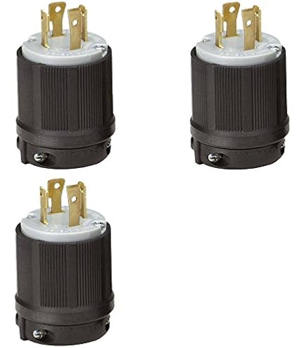 NEMA L15-30 Plug And Receptacle Set - 30 Amp, 250 Volt Locking Connector