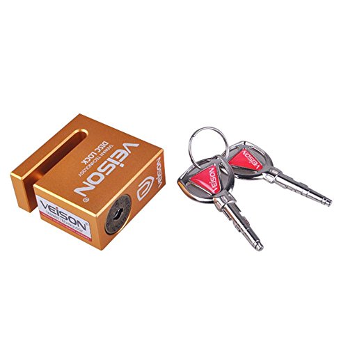 Ya-tube VEISON Motorcycle Disc Brake Lock, Intelligent Control Alarm Anti-Theft Waterproof Alarm Disc Lock Bullet Lock Core Design - Thumbnail 4