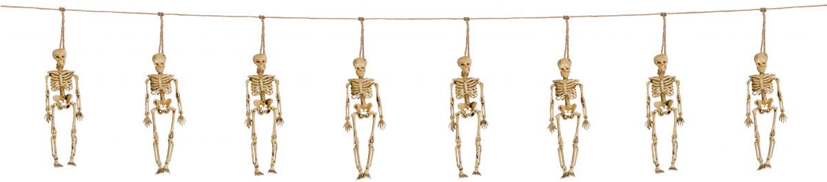 23645 - Girlande mit Skeletten