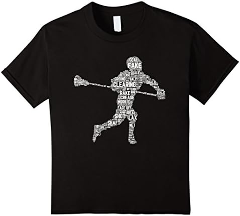 Kids All Things Lacrosse T-Shirt Lacrosse Shirts Funny 12 Black