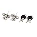 uxcell 2.4-inch Home Cylinder Head Security Cabinet Plunger Lock w Keys