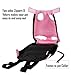 Whizzotech Pet Carrier Backpack, Adjustable Pet Front Cat Dog Carrier Backpack Travel Bag, Legs Out, Easy-Fit for Traveling Hiking Camping PB03 (M, Pink)