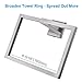 Hand Towel Ring, Aomasi SUS304 Stainless Steel Suqare Bath Towel Holder Modern Style, Brushed Nicked…