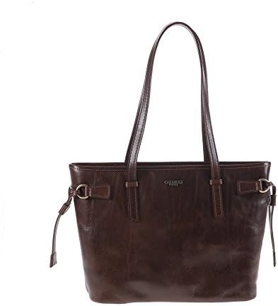Chiarugi Italian Leather Large Tote Shopper Bag, Handbag