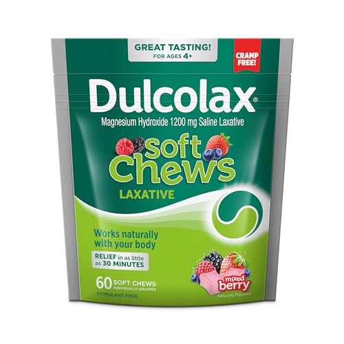 Dulcolax Saline Laxative Soft Chews, Gentle