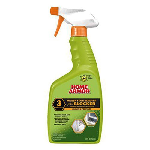 Home Armor FG523 Mildew Stain Remover Plus Blocker, Trigger Spray 32-Ounce (Best Mould And Mildew Remover)