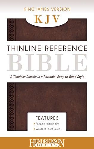 KJV Thinline Reference Bible Chestnut Brown: A Timeless Classic in a Portable, Easy-to-Read Style