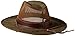 Henschel Men's Hiker Crushable UPF 50 Mesh Breezer with Leather Band Hat, Distressed Gold, Large