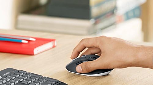 Logitech MK850 Combo Clavier et Souris sans Fil Multidispositifs, 2,4 GHz/Bluetooth, Structure Courbée, Souris sans FIl, 12 Boutons Programables, Batterie Longue Durée 3 Ans, PC/Mac, AZERTY Français