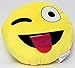 Emoji Pillows, Plush Cushion with Various Emoticon Expressions Faces Moods. Random Assorted Styles and Designs. Styles and Designs Will Vary at Random When Shipped by Amazon or by Perfect Life Ideas