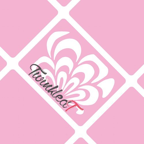 Floral Watermarble Stencils Nail Vinyls By Twinkled T - 1 Sheet of 16 Stencils