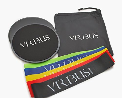 VIRIBUS Core Sliders/Gliders & Resistant Bands Set/Core Training