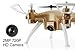 Syma X52C Nano Quadcopter with 2MP 720P HD Camera and Bonus Battery - Gold
