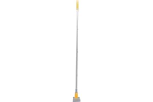 KLHB-YF Mop Handle Commercial Heavy Duty - 58 inch Industrial Mop Stick，Metal Commercial Mop Stick,Clamp Mop Handle Quick Change for Wet Mop