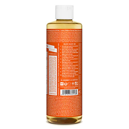 Dr Bronner Organic Tea Tree Castile Liquid Soap 473 ml CannabisDeals UK