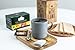 Amuse- Eco Friendly Sturdy Unbreakable & Stackable Mugs for Water, Coffee, Milk, Juice, Tea- Set of 6-11 oz (Gray)