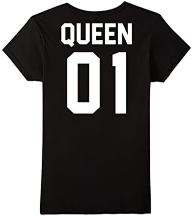 Womens King Queen Prince Princess Sport Family Matching Tshirt Medium Black