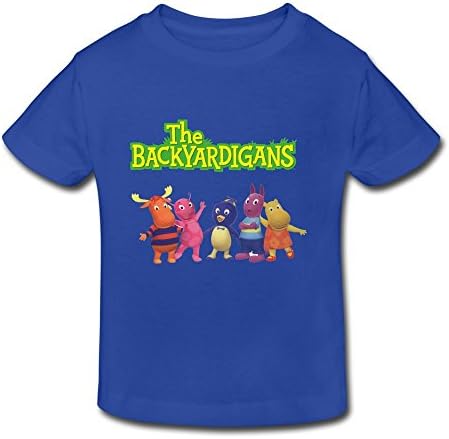 Toddler Geek Backyardigans Logo T-shirts Size 5-6 Toddler RoyalBlue By Parkearl