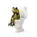 Top Collection The Thinker Frog 2.5-Inch Mini Collectible Bathroom Figurine