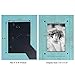 TNELTUEB 2 Pack Turquoise Blue Distressed Wood Frame - Rustic Shabby Chic Frame - Ready to Hang - Ready to Stand - with Self-Stand Easel (Display 4 x 6 inch)