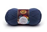 Lion Brand Yarn 761-110 24-7 Cotton Yarn, Navy