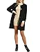Meaneor Women 3/4 Long Sleeve Coat Wool Blended Slim Outerwear Winter Overcoat