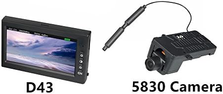 Ezyz MJX B3 B6 B8 B8PRO RC Helicopter Spare Parts C5830 Camera D43 LCD Screen G3 Goggles 5.8G FPV Real-time Image Transmission C5830+D43