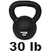 Titan Fitness 30 LB Cast Iron Kettlebell, Single Piece Casting, LB Markings, Full Body Workout