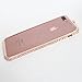 iPhone 8 PlusCase/iPhone 7 PlusCase/iPhone 6 Plus Case/iPhone 6s Plus Case Crystals Rhinestone Bling Metal Frame Bumper Sparkle Jeweled 100% Handcrafted with Shining Diamond (Round-Rose Gold-5.5inch)