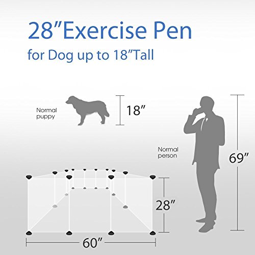 KOUSI Small Animal Pen Indoor Fence Animal Pen Plastic Fence Large Dog