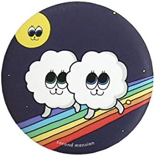 SECOND MANSION Mini Hand Mirror 4 Colors - Rainbow