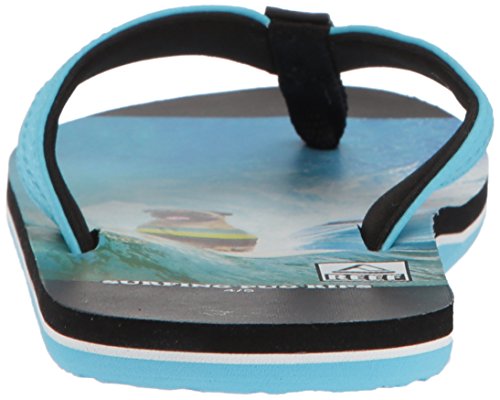 Reef Boys' Grom Photos Sandal, Surfing Pug, 3-4 Medium US Toddler