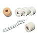 Cramer Taping Kit, Athletic Tape Kit & Supplies for Coaches & Athletic Trainers, 3 Rolls Cramer 950 Tape, 1 Roll Tape Underwrap, 1 Roll Cohesive Self-Stick Tape, 1 Tape Cutter for Removal