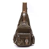 Sling Bag, D-TASKS Mens Outdoor Military Shoulder Sling Backpack Chest bag