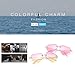 New Retro Love Ocean Piece Sunglasses Street Beat Peach Heart Shaped Sunglasses (pink)
