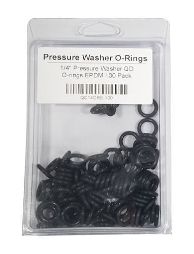 NEW Replacement 1/4" Pressure Washer QD O-rings Buna-N 100 Pack