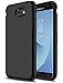 Galaxy J7 V Case, Galaxy J7 Perx Case, Samsung J7 Prime Case OTOONE [Slim Fit] Hybrid Dual Layer Heavy Duty Protection Rugged Rubber Silicone Matte Cover for Galaxy J7 2017 (Black)