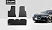 TOUGHPRO Floor Mat Accessories Set (Front Row + 2nd Row) Compatible with Tesla Model S - All Weather - Heavy Duty - (Made in USA) - Black Rubber - 2012, 2013, 2014, 2015
