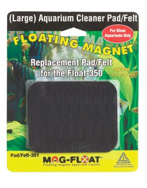 Gulfstream Tropical AGU00351 350-Gallon Mag-Replacement Pad Felt Aquarium Cleaner, Large