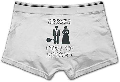 Couple Doomed I Tell Ya Doomed Print Mens Underwear Boxer Briefs Underwear