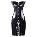 BSLINGERIE® Womens PU Leather Punk Bustier Corset