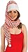 Forum Novelties Women's Santa Cozy Wrap Hat, Red/White, One Size