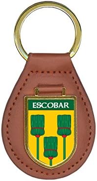 Escobar Family Crest Coat of Arms Lot of 4 Total Key Chains