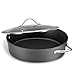 Calphalon Contemporary Hard-Anodized Aluminum Nonstick Cookware, Sauteuse Pan, 7-quart, Black